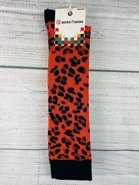 Socks n Socks Women's One Size Knee High Cute Leopard Print Socks - NEW 1 Pair